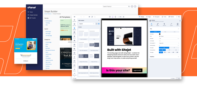 A Revolutionary Way to Design and Manage Websites with Sitejet Builder for cPanel