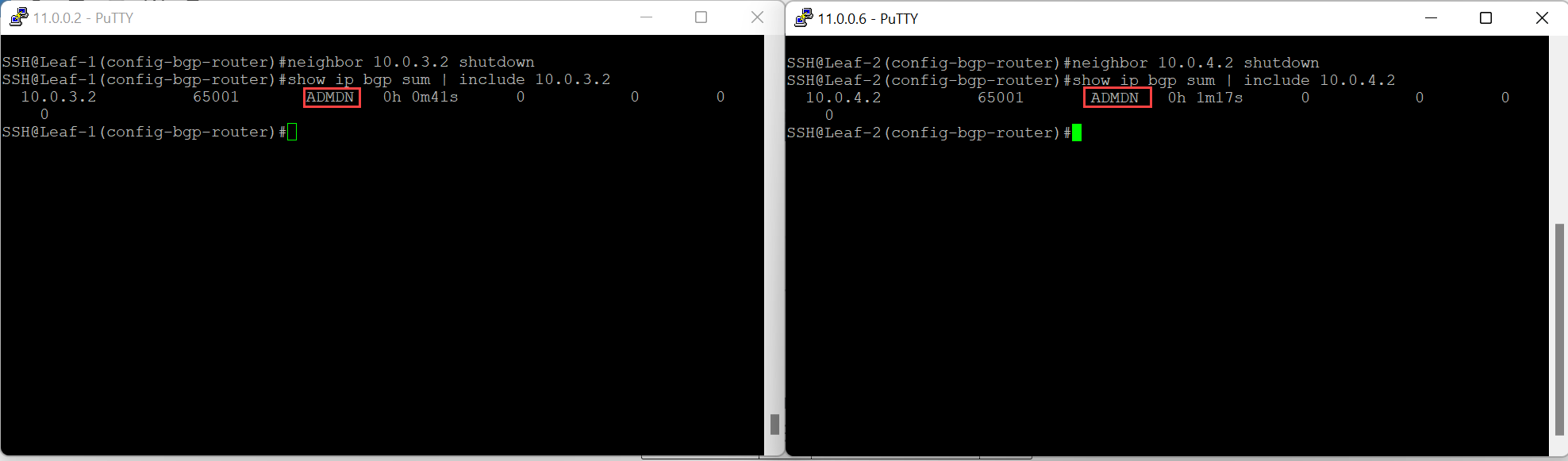 VMware NSX routing down test