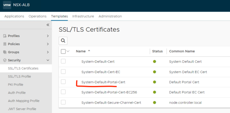 NSX-ALB: Aria Operations for Logs as a syslog over TLS