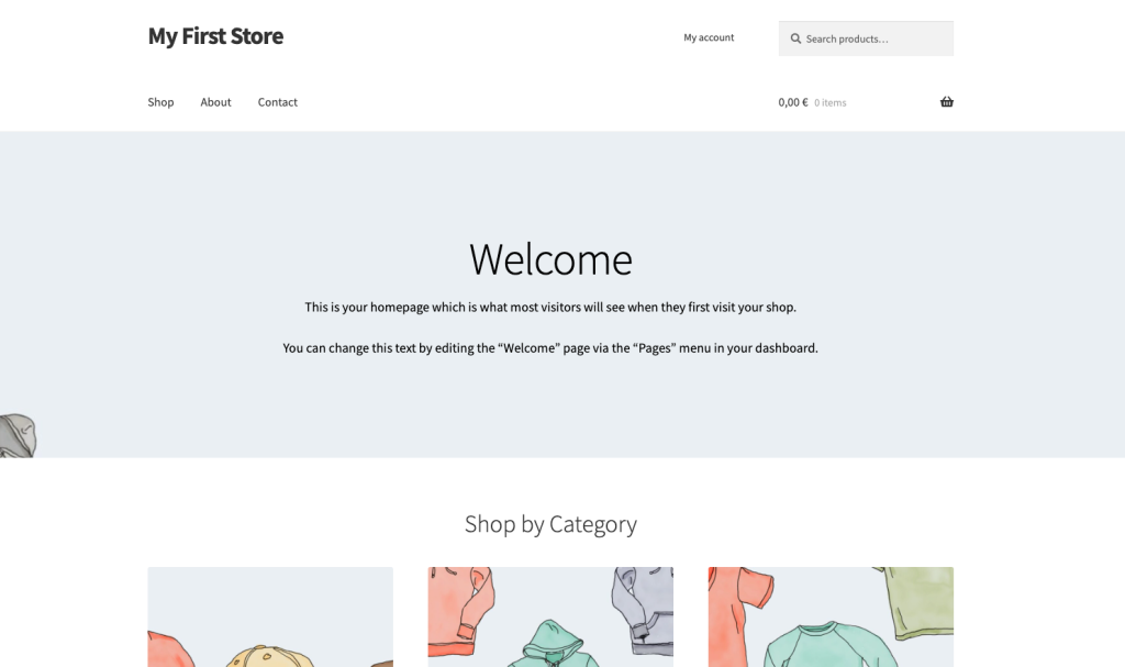 Storefront demo page