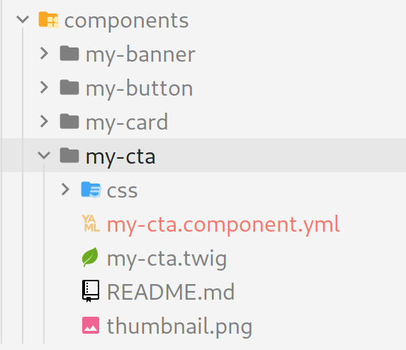 Single directory components in Drupal 10