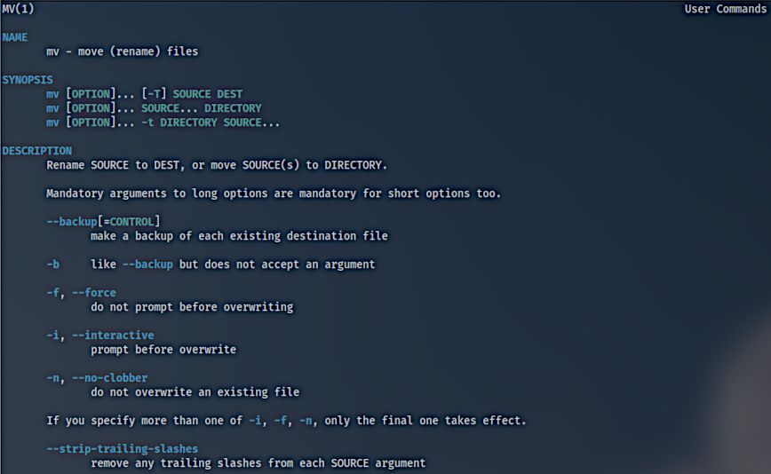 mv command in Linux, with examples