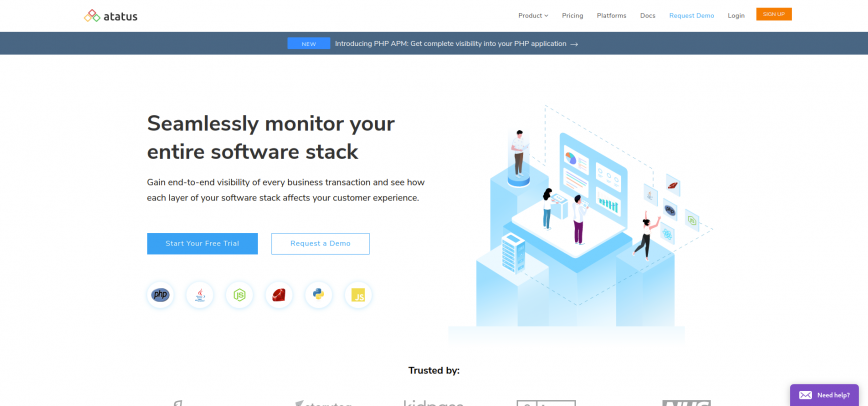 Application Performance Monitoring and Error Tracking Atatus APM