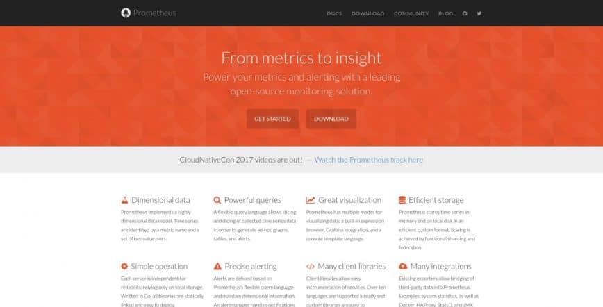 Prometheus Monitoring system time series database