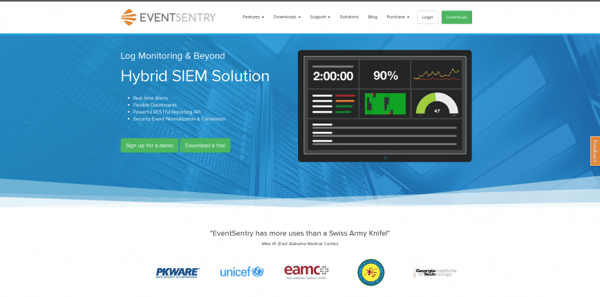 SIEM Event Log Management Windows Server Monitoring