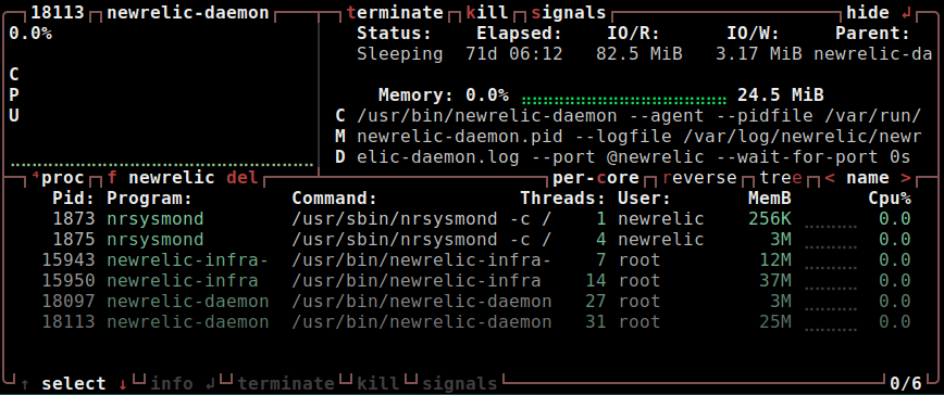 btop filter