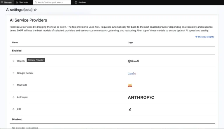 DXPR: 2.7 "Baby AI" Is Here: DXPR Builder Delivers Free AI Writing to Every Drupal Site