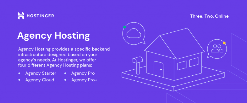 Hostinger's Agency Hosting plans and information
