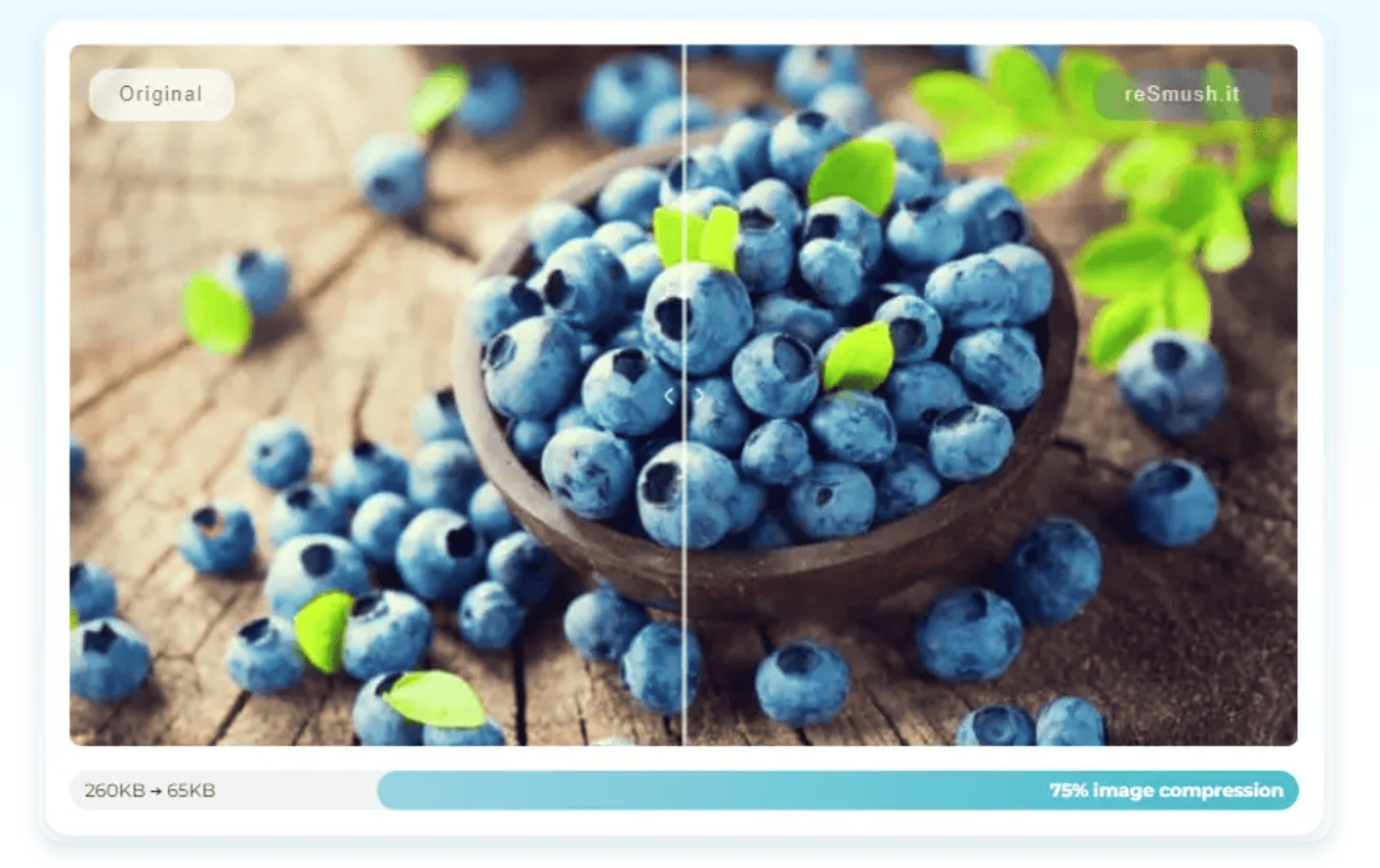 The reSmush.it image compression tool