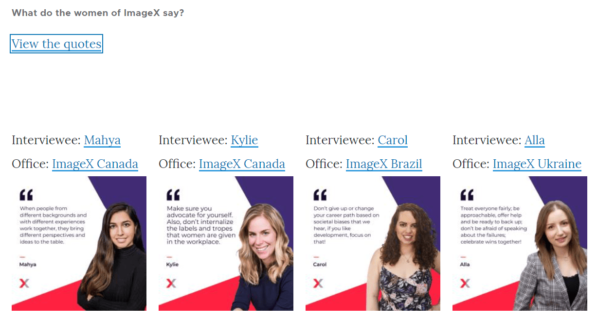 An example of a “lazy” view that loads upon a click of the link