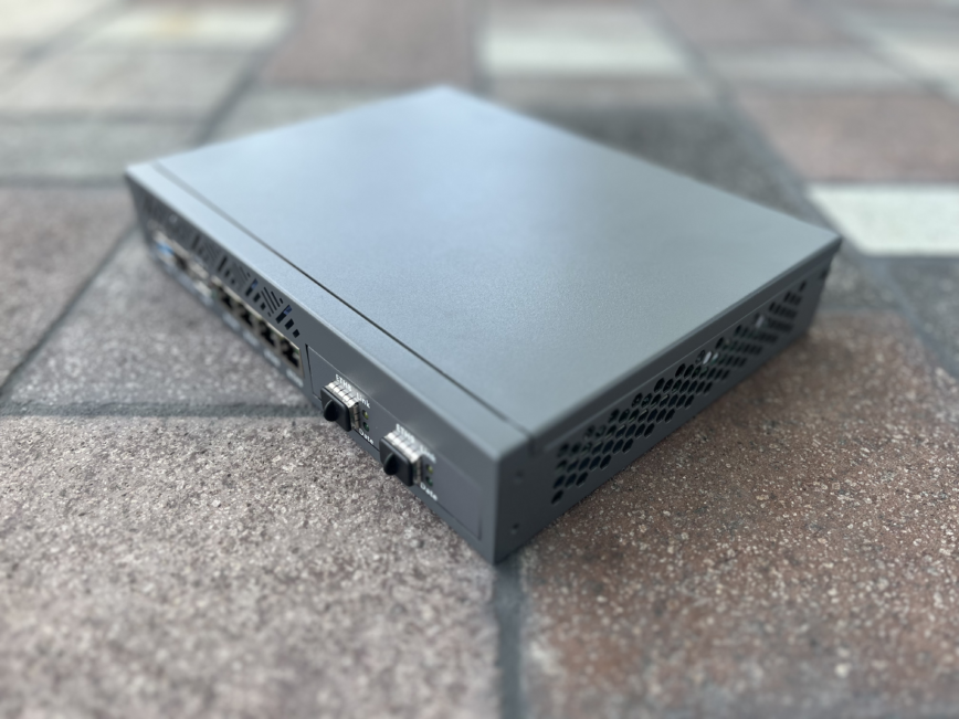 Generous passive cooling vents all around: pfSense 1U Firewall Appliance