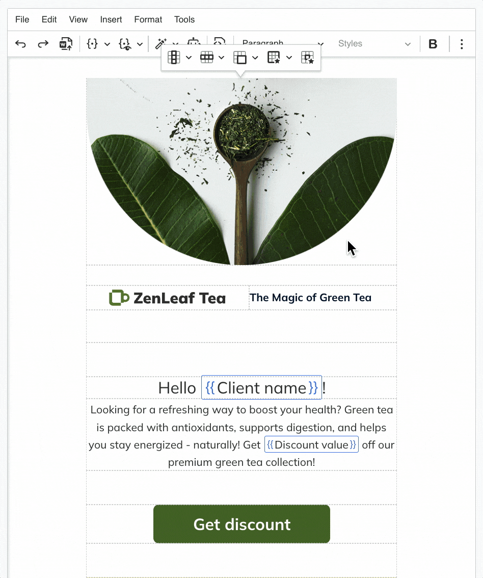 Demonstrating layout editing in CKEditor using the Layout Tables plugin: resizing cells, rearranging content, merging cells, and inserting new ones,now available in Drupal via the CKEditor 5 Plugin Pack.