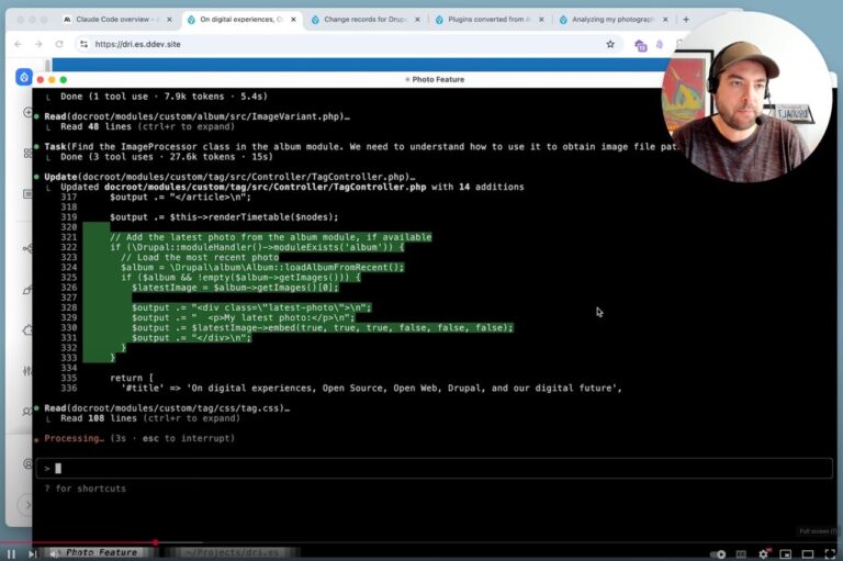 Dries Buytaert: Claude Code meets Drupal