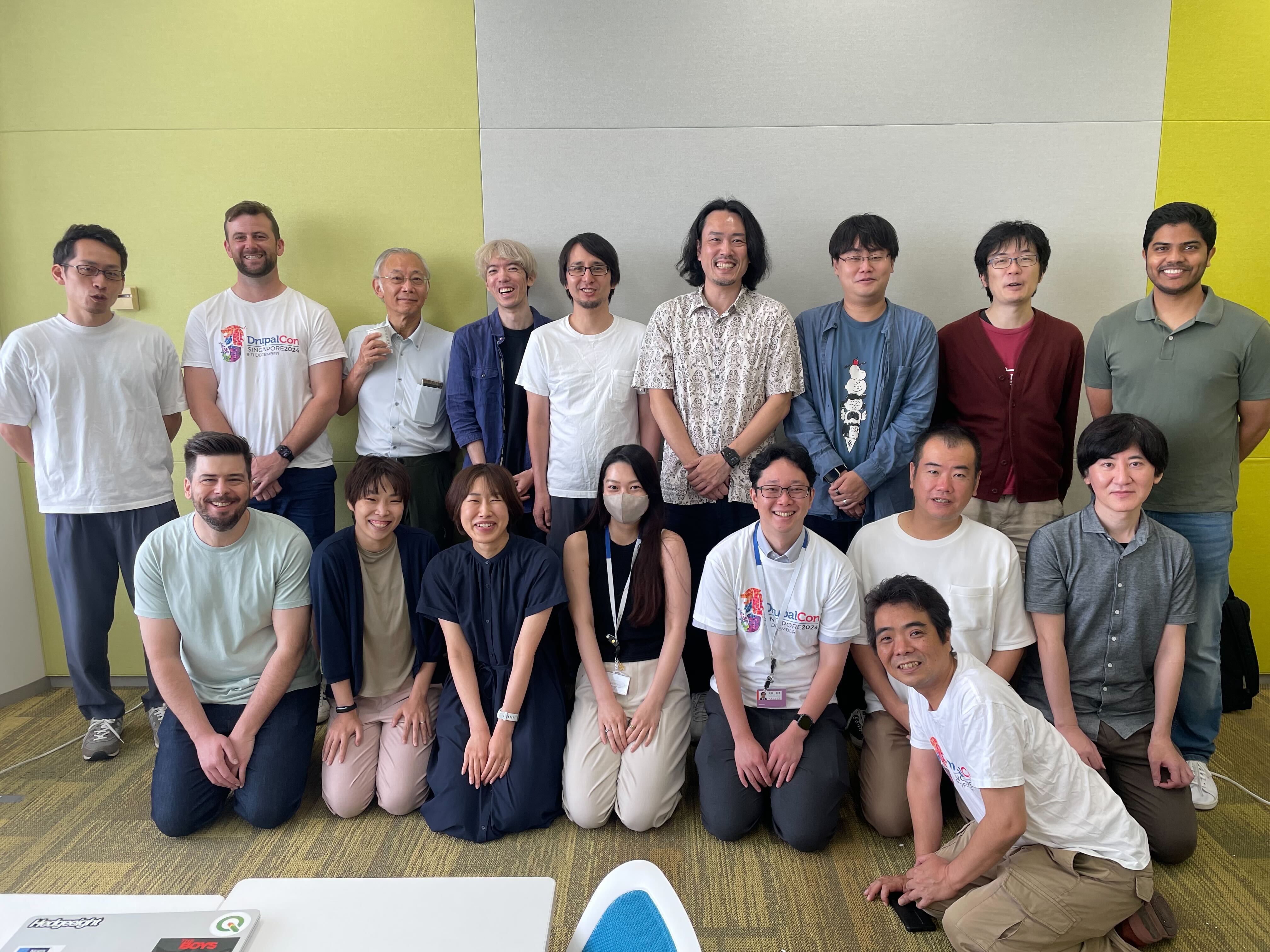 A group photo of the attendees to Drupal Contribution Japan 2025