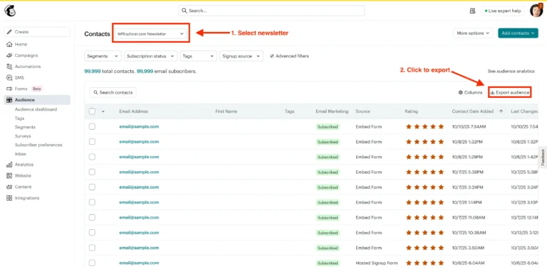 How to Move Your Email List from Mailchimp to Flodesk