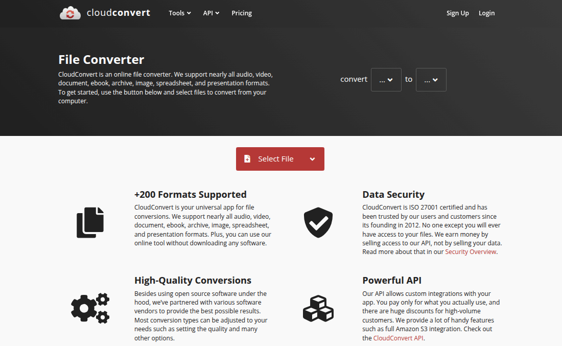 CloudConvert - Online File Converter
