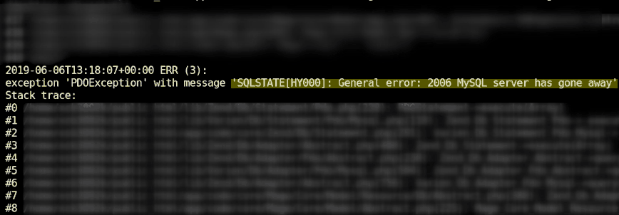 MySQL server has gone away. Link to article. MySQL server has gone away. Link to article.