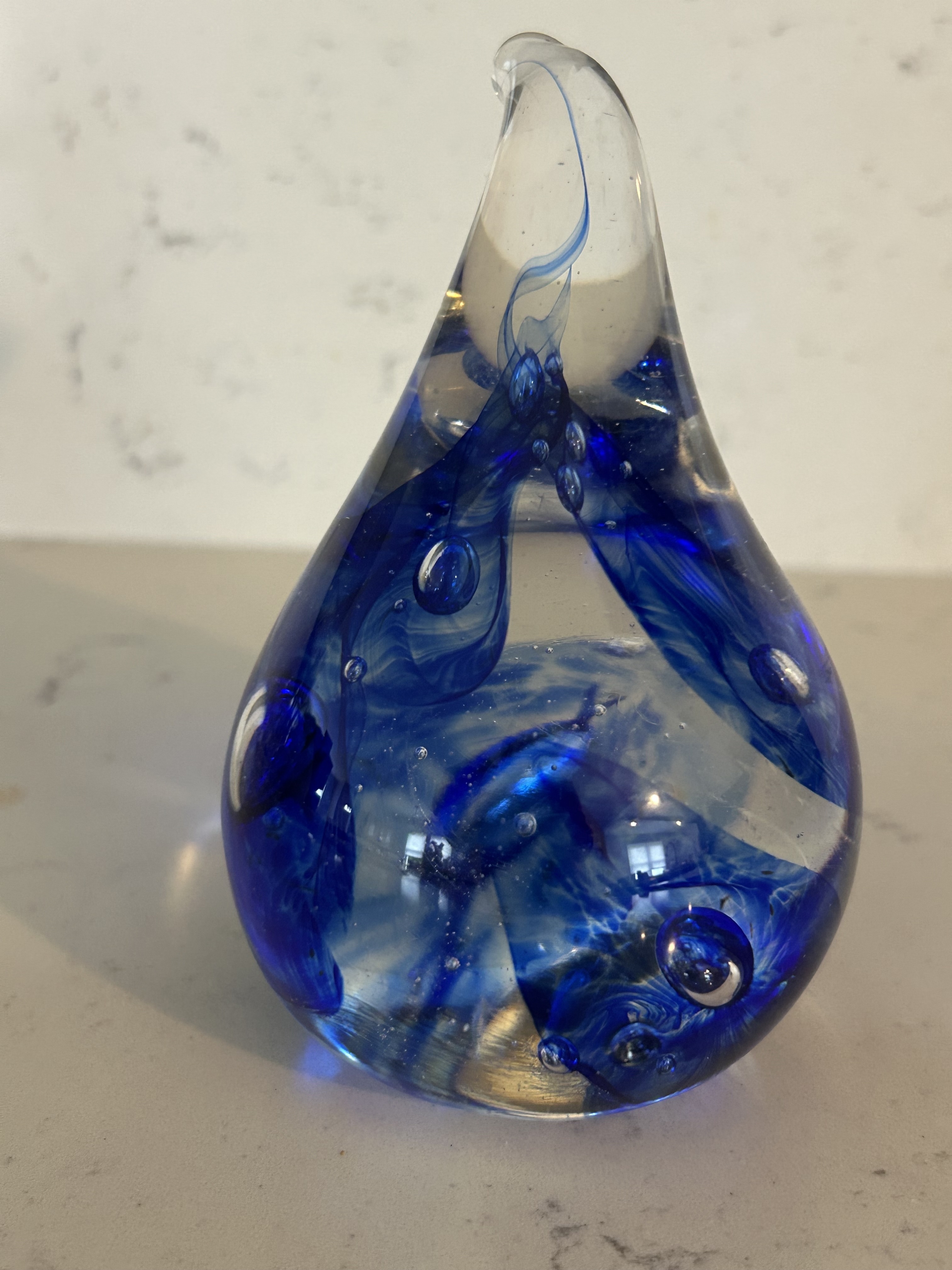 A glass version of the award