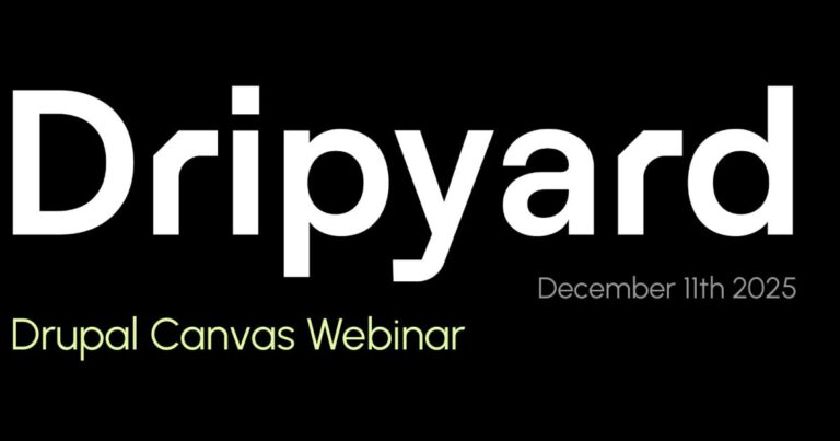 Dripyard Premium Drupal Themes: Dripyard’s Drupal Canvas Webinar Recording Is Live ð