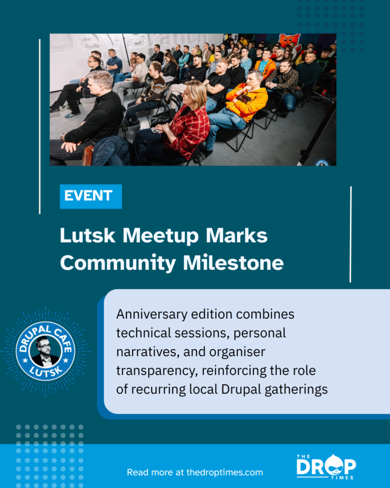 The Drop Times: Drupal Cafe Lutsk #30 Recap Highlights Community Meetup and Organiser Insights