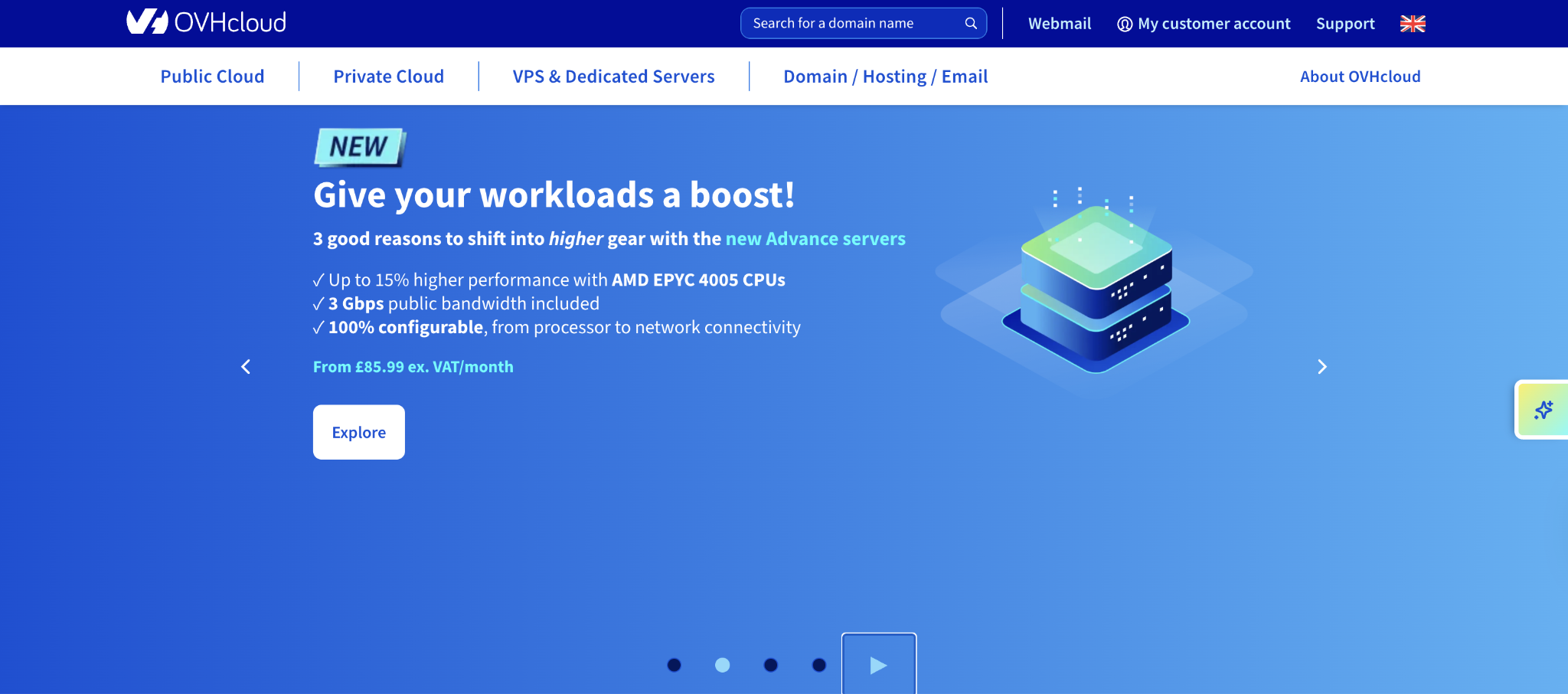 OVHcloud hosting