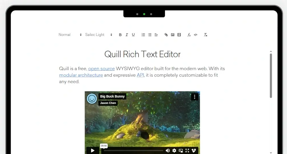 Quill - Rich Text Editor