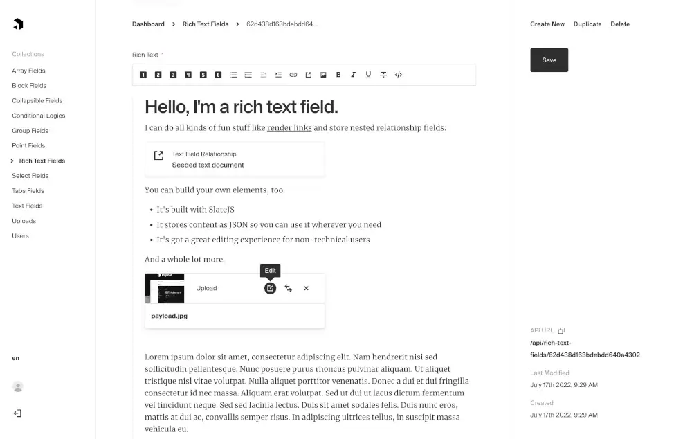 Slate.js - Rich Text Editor