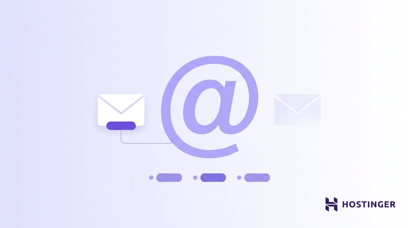 Choose and register your domain name in order to get a custom email domain.