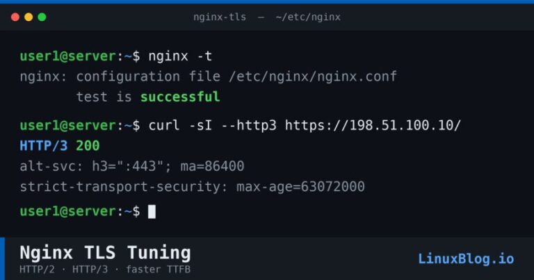Nginx tuning tips: HTTPS/TLS – Turbocharge TTFB/Latency