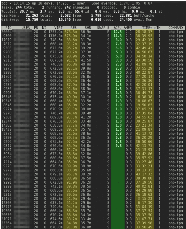 PHP-FPM tuning: Using ‘pm static’ for max performance