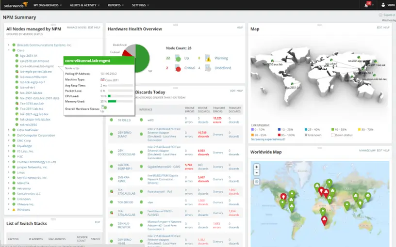 SolarWinds: IP Address Manager