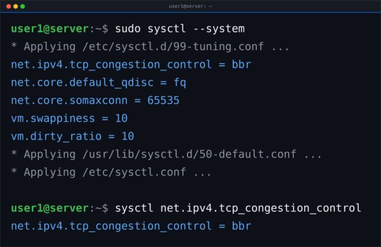 Linux Kernel Parameters Tuning for Better Performance
