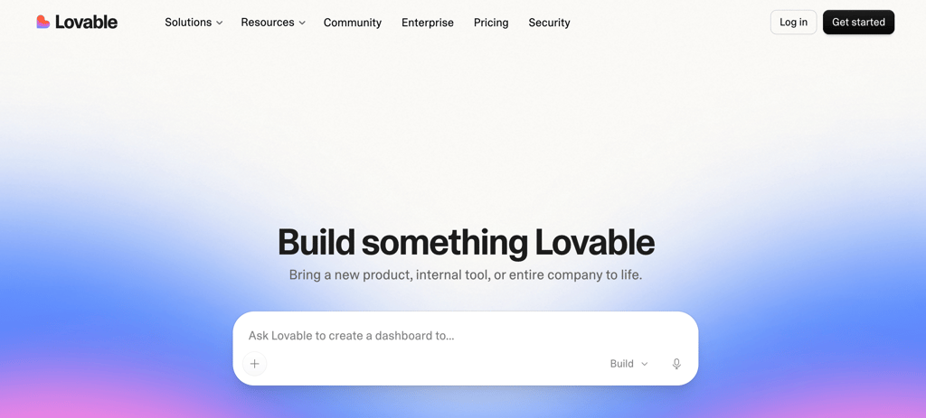 lovable-landing-page Lovable's landing page