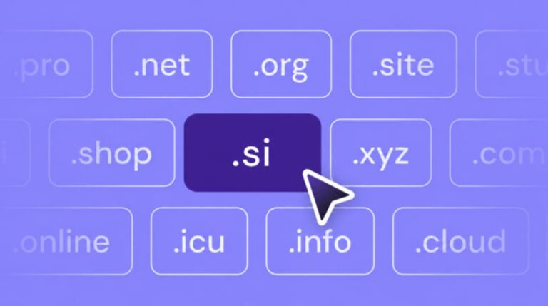How to buy a .si domain